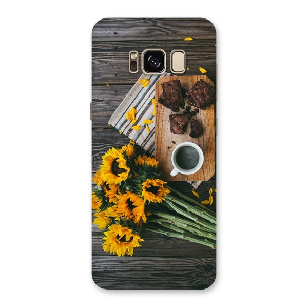 Coffee and Flowers Back Case for Galaxy S8